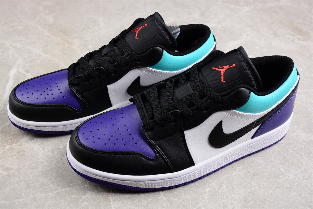 Air Jordan 1 AJ1 Low Aqua – Court Purple