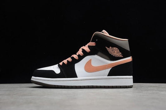 Unisex Air Jordan 1 AJ1 Mid – Peach Mocha