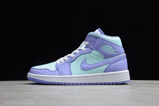 Air Jordan 1 AJ1 Mid – Purple Aqua