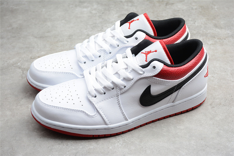 Air Jordan 1 AJ1 Low – White/University Red