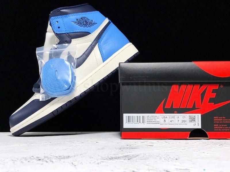 Air Jordan 1 AJ1 Retro High - Obsidian UNC