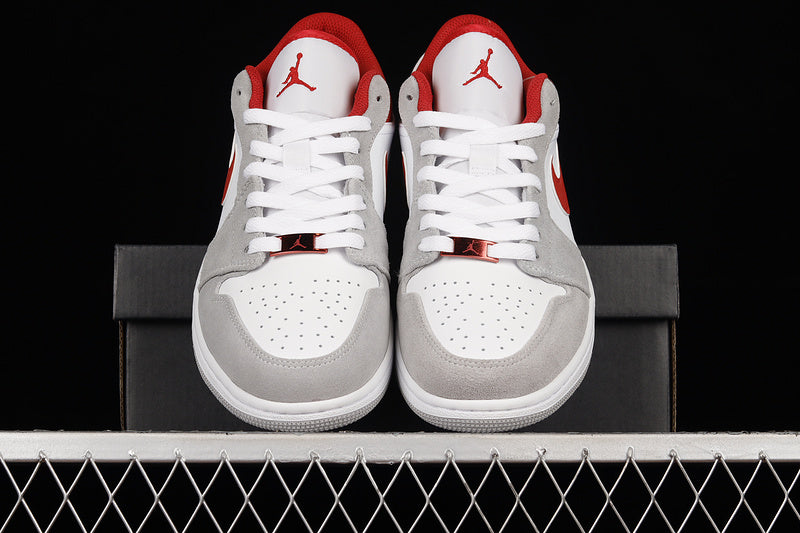 Air Jordan 1 AJ1 Low Light – Smoke Grey Gym Red