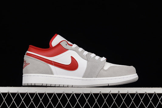 Air Jordan 1 AJ1 Low Light – Smoke Grey Gym Red