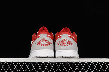 Air Jordan 1 AJ1 Low Light – Smoke Grey Gym Red