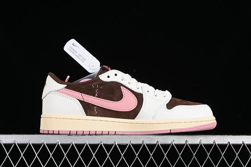 Travis Scott x Air Jordan 1 AJ1 Low - Pink