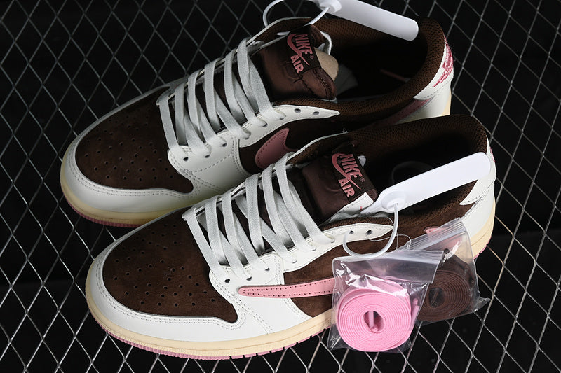 Travis Scott x Air Jordan 1 AJ1 Low - Pink