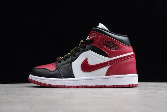 Air Jordan 1 AJ1 Mid – Black Dark Beetroot
