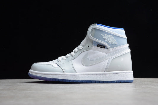 Unisex Air Jordan 1 AJ1 High Zoom - Racer Blue