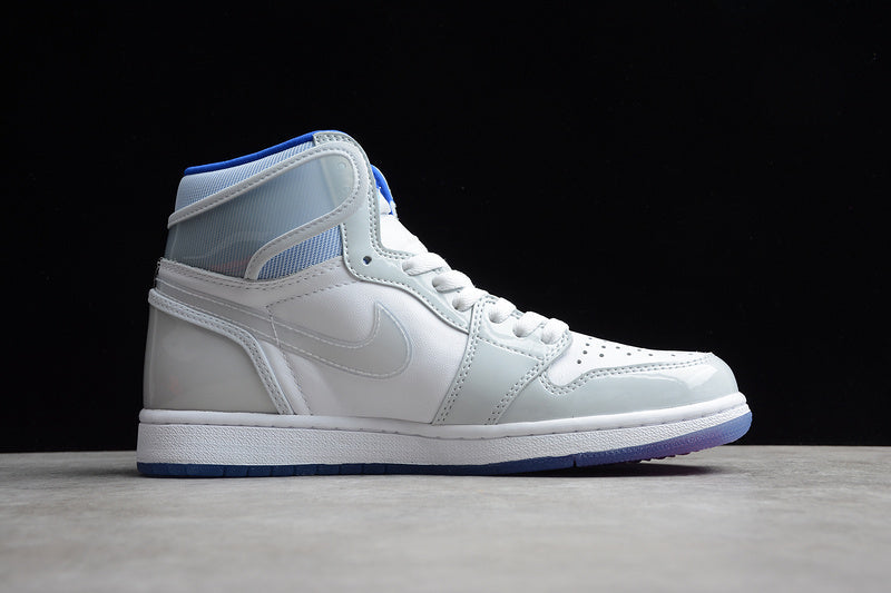 Unisex Air Jordan 1 AJ1 High Zoom - Racer Blue