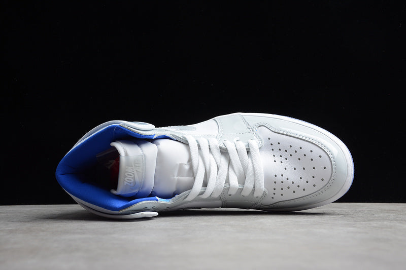 Unisex Air Jordan 1 AJ1 High Zoom - Racer Blue