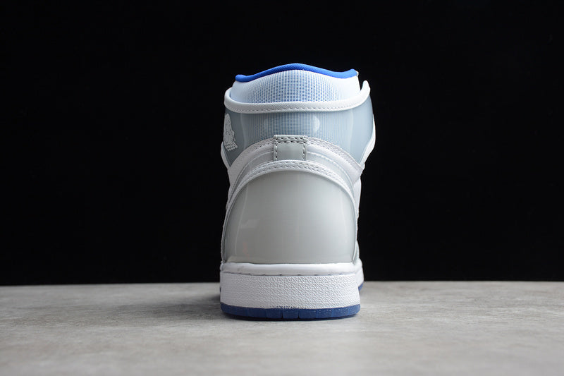 Unisex Air Jordan 1 AJ1 High Zoom - Racer Blue