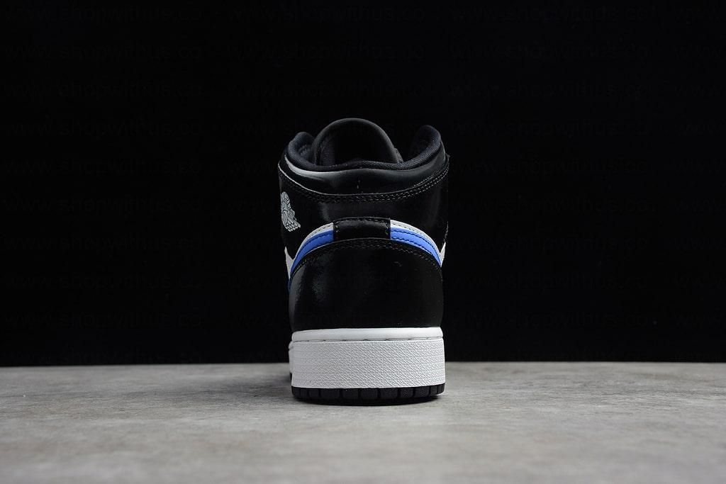 Air Jordan 1 AJ1 Mid Retro – Racer Blue White