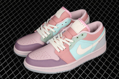 Unisex Air Jordan 1 AJ1 Low – Easter Pastel