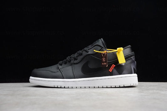 PSG x Air Jordan 1 AJ1 Low – Black
