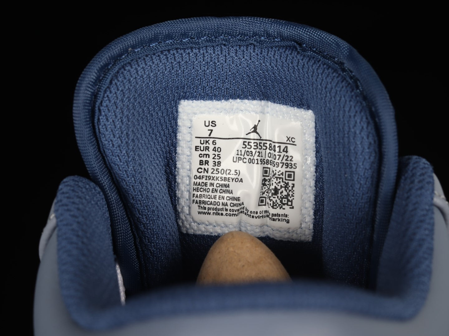 Air Jordan 1 AJ1 Low – Slate Blue Navy