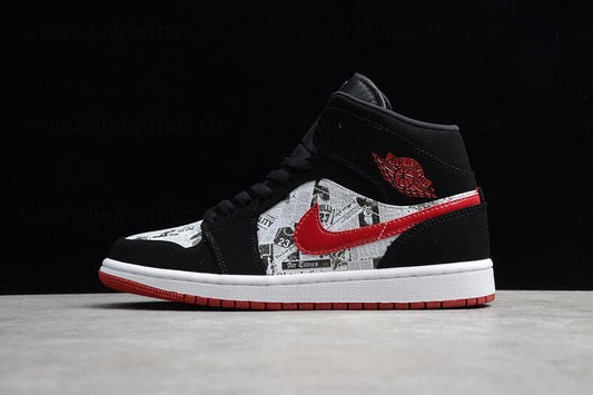 Air Jordan 1 AJ1 Mid SE Newspaper – Air Times