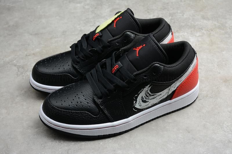 Air Jordan 1 AJ1 Low – Brushstroke Swoosh (SE)
