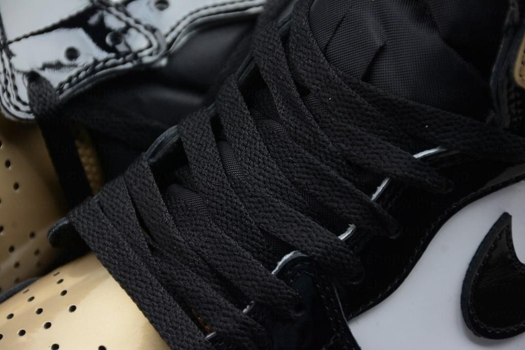 Air Jordan 1 AJ1 Retro High - Patent Gold Toe