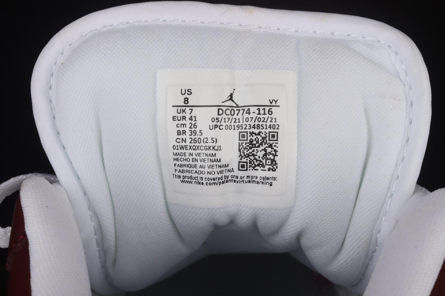 Air Jordan 1 AJ1 Low – Team Red