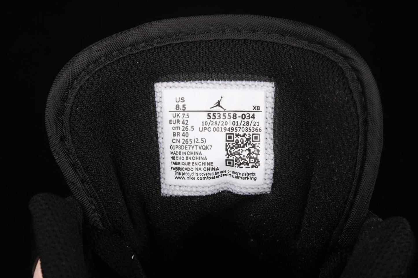 Air Jordan 1 AJ1 Low – Crimson Tint