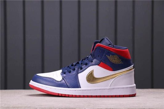 Air Jordan 1 AJ1 Mid – USA Olympic