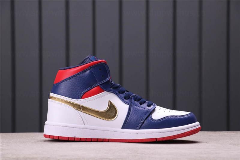 Air Jordan 1 AJ1 Mid – USA Olympic