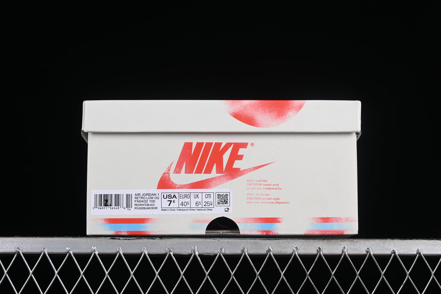 Air Jordan 1 AJ1 Low x Trophy Room – Varsity Red
