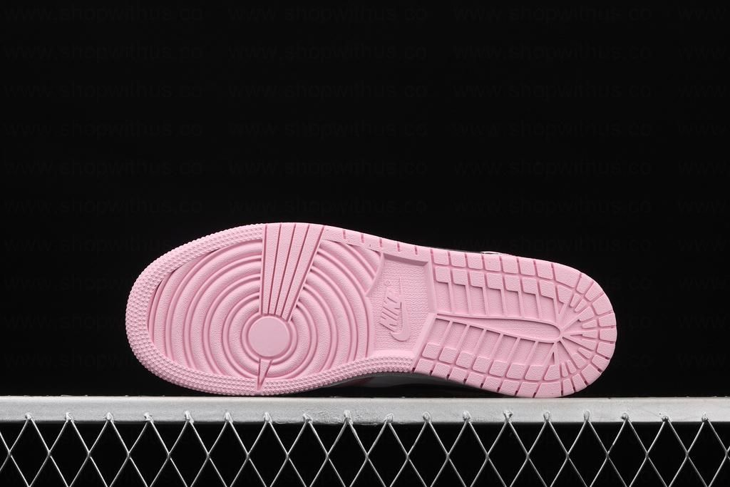 Unisex Air Jordan 1 AJ1 Retro - Pink/white
