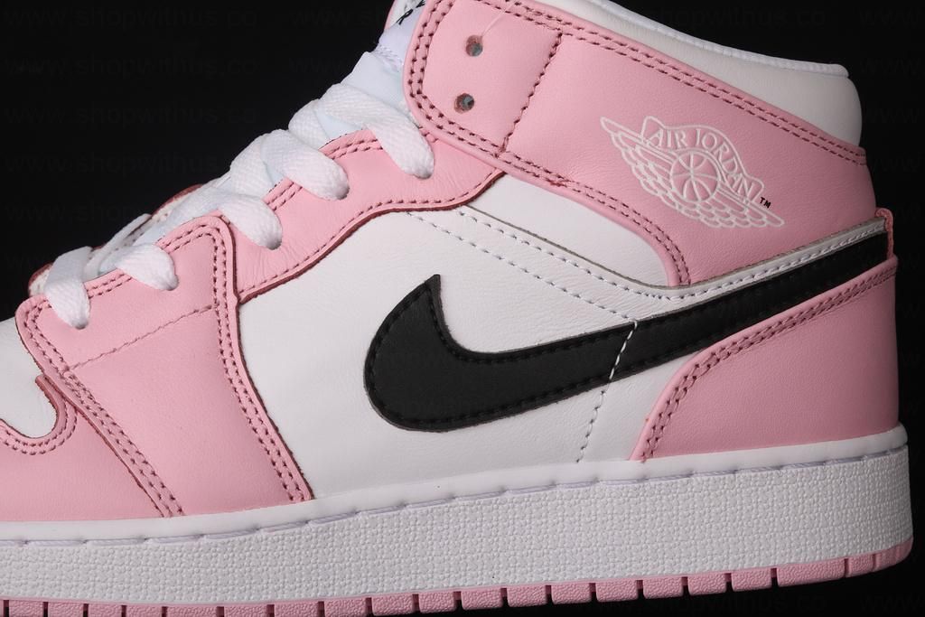 Unisex Air Jordan 1 AJ1 Retro - Pink/white