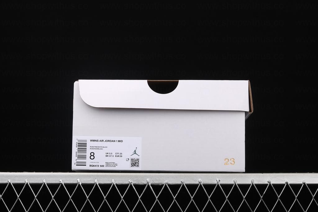 Unisex Air Jordan 1 AJ1 Retro - Pink/white