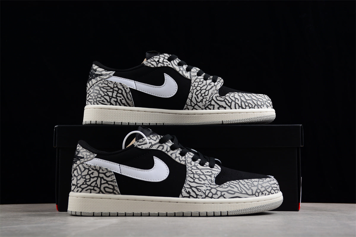 Air Jordan 1 AJ1 Low – Black Cement