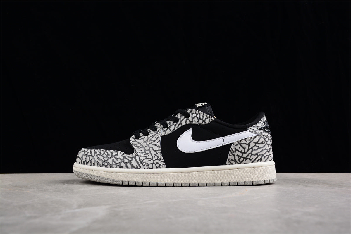 Air Jordan 1 AJ1 Low – Black Cement