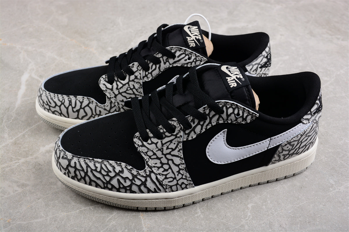 Air Jordan 1 AJ1 Low – Black Cement