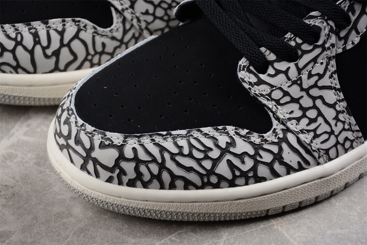 Air Jordan 1 AJ1 Low – Black Cement